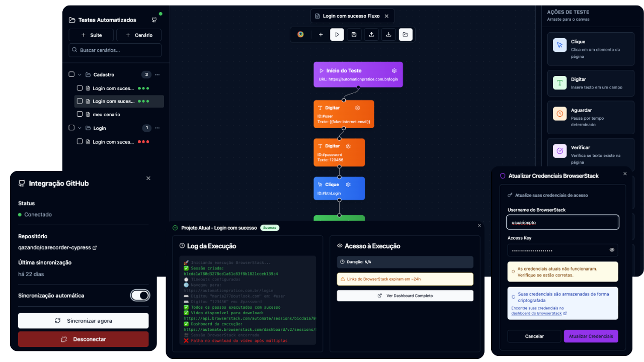 QA Recorder - Automated Test Generation Platform