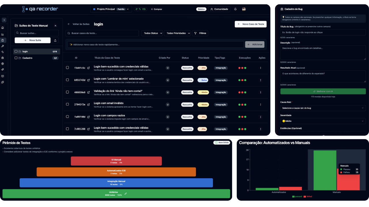 QA Recorder - Automated Test Generation Platform